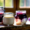 Рецепт домашнего йогурта с вареньем из ягод