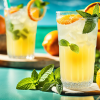 Морской лимонад с апельсином и мятой