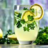 Лимонад с бергамотом и петрушкой для оздоровления